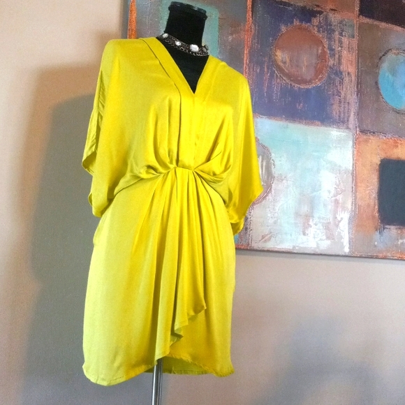 BTFL-life Neon Green Tunic Shirt Dress  Size S - Picture 4 of 17